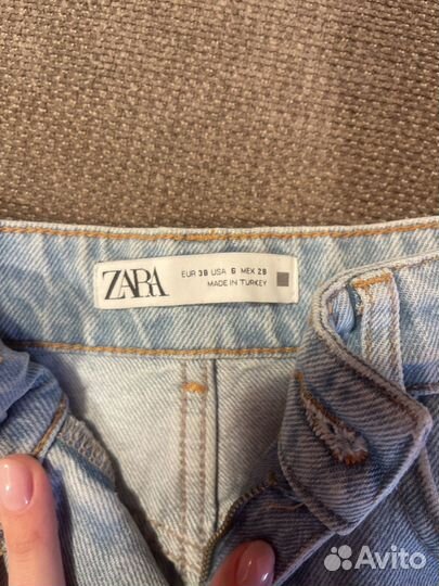 Джинсовые шорты Zara 38