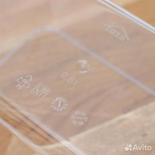 Контейнер для сыпучих продуктов «Степ», 800 мл, 16