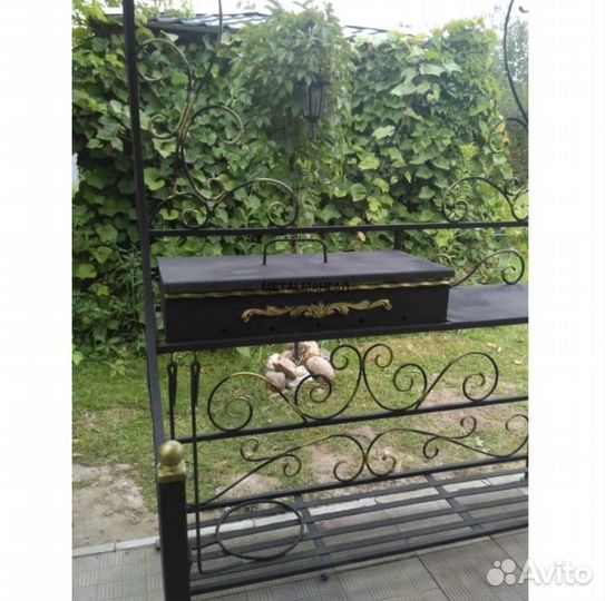 Мангал с печью