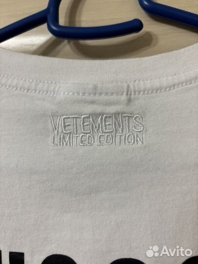 Vetements antisocial футболка