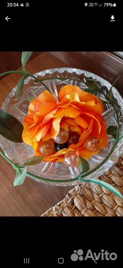 Хрустальная вазочка СССР