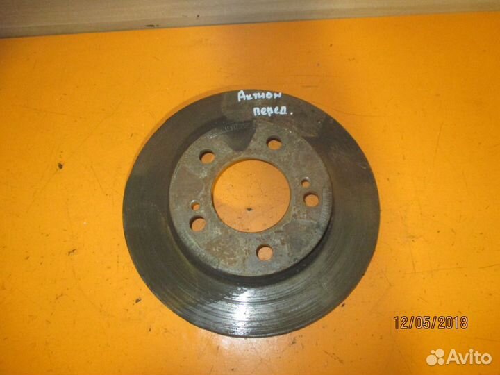 Диск тормозной передний вентилируемый Актион Спорт