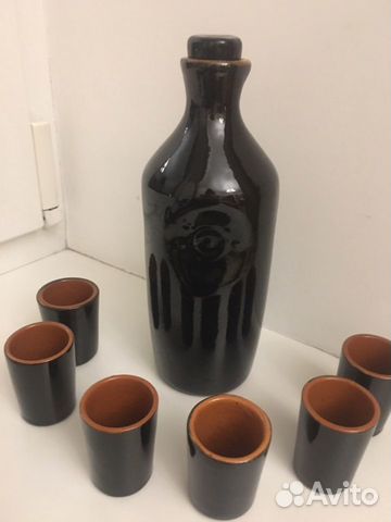 Графин и 6 стопок для коньяка Времён СССР