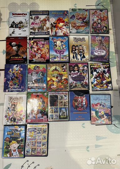 Dvd диски мультфильмы