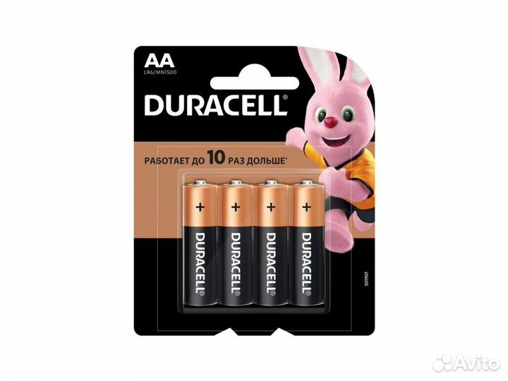 Батарейка duracell 4 шт