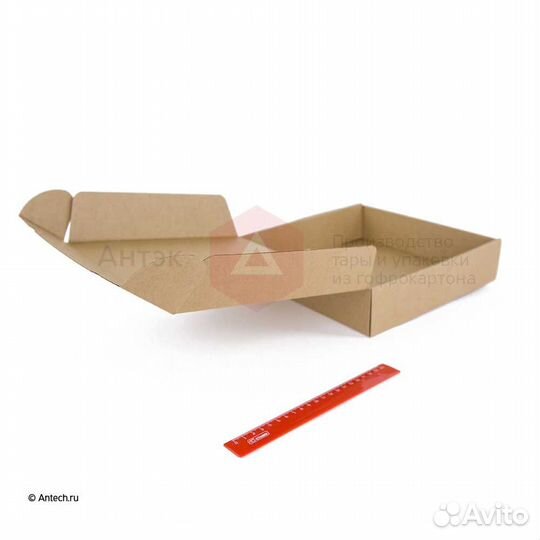 Самосборная коробка 255*255*60 мгк Т24E бурый