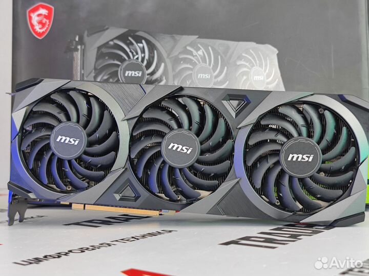 Видеокарта RTX 3070TI 8GB MSI Ventus 3X