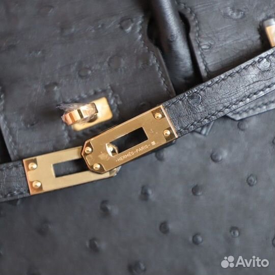 Сумка Hermes Birkin 25 Ostrich Black