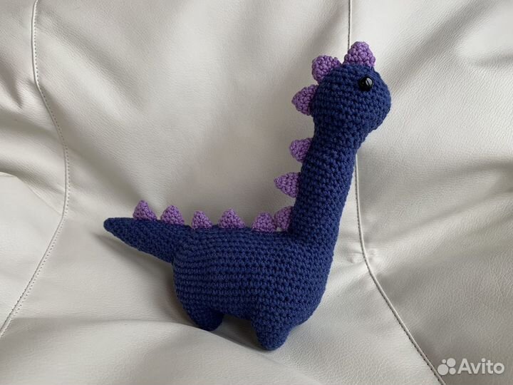 Амигуруми динозавр