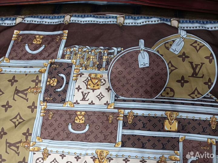 Платок шелковый 95см louis vuitton италия