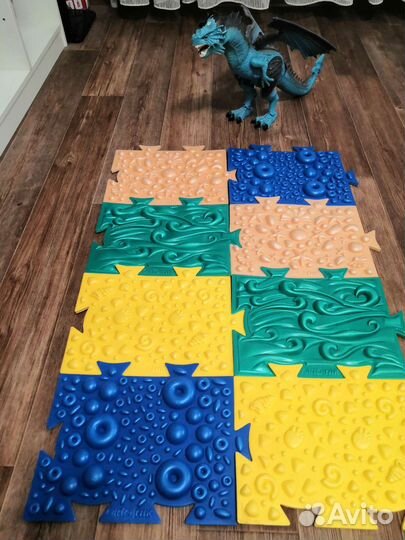 Модульный коврик детский массажный ortonik