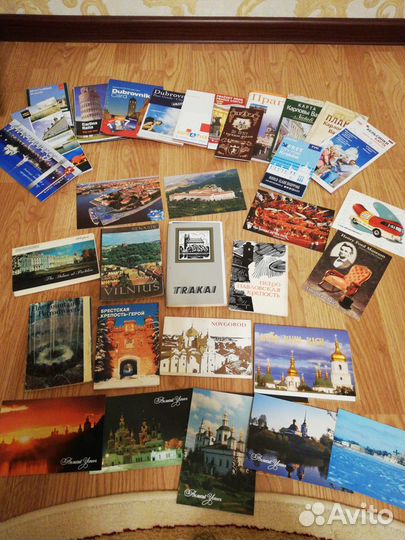 Наборы открыток и карты городов
