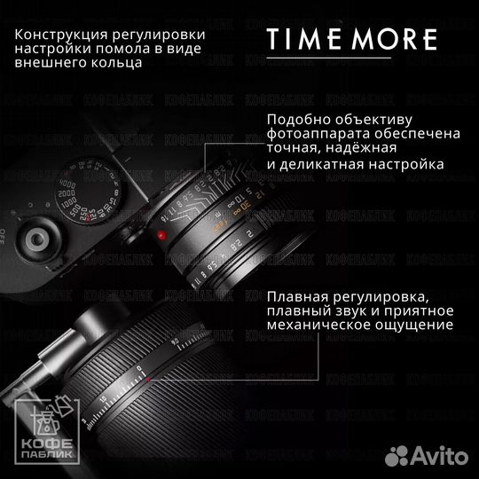 Кофемолка ручная Timemore chestnut S3, зеленая (70TGD026AA020)