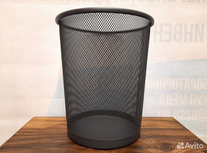 Корзина для бумаг 10л цвет жёлтый