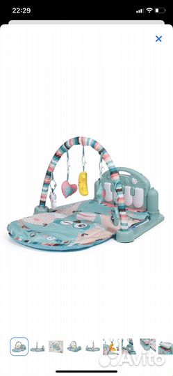 Развивающий коврик с пианино