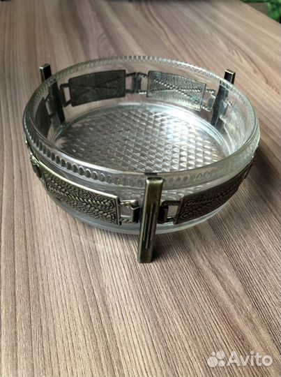 Ваза СССР с мельхиором