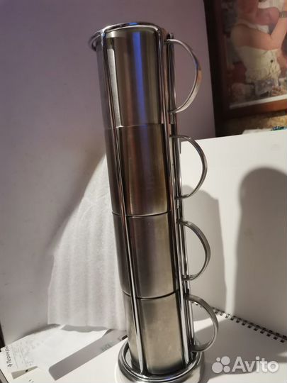 Для туристов. Набор металлических кружек в металл