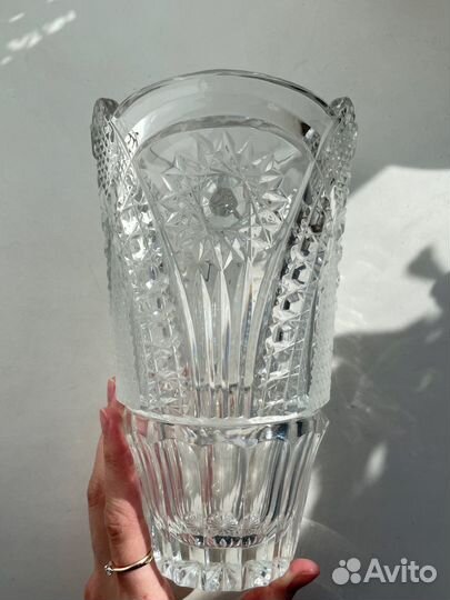 Ваза хрустальная винтаж