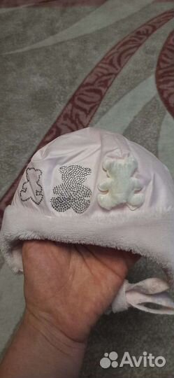 Шапка зимняя 38 р на флисе