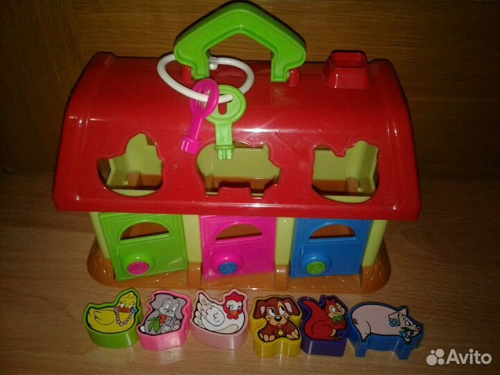 Уточка, домик-сортер,пазлы,домики для прилипал,боу