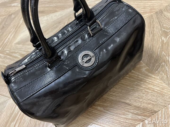 Сумка longchamp кожа