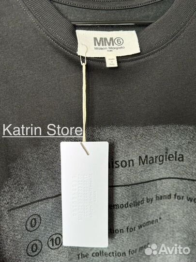 Maison margiela футболка стильная