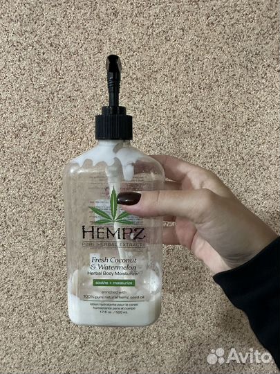 Молочко hempz кокос арбуз