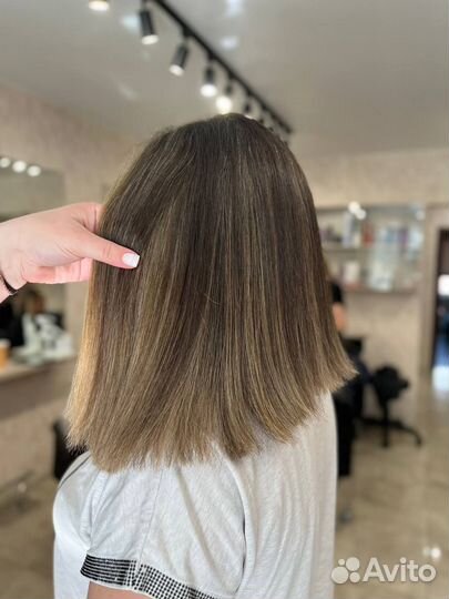 Окрашивание волос airtouch Мелирование, контуринг