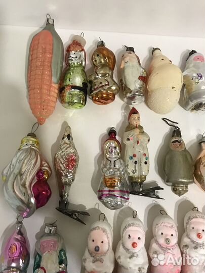 Елочные игрушки СССР. 29шт