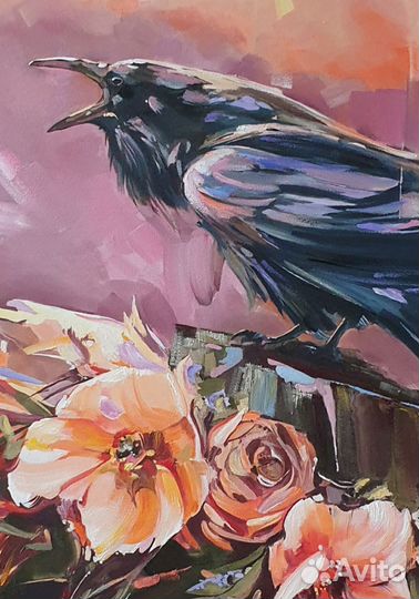Картина Ворона