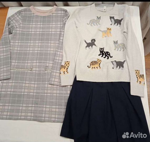 Вещи брендовые пакетом девочку 140 на 10 лет