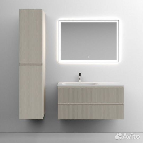 Тумба с раковиной Sancos Snob T 100 лев Beige Soft