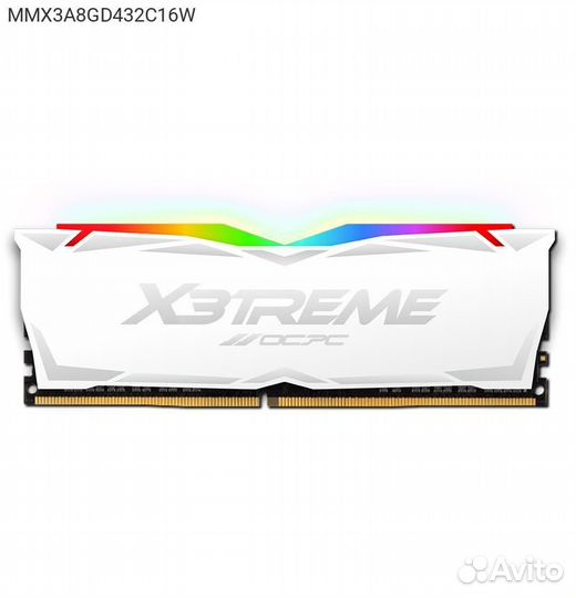 Модуль памяти ocpc X3 RGB 8GB dimm DDR4 3200MHz, M