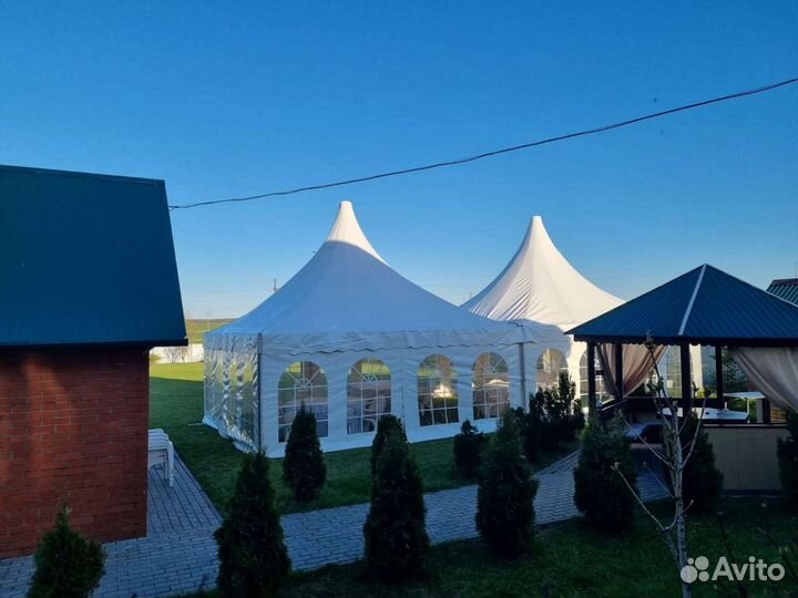 Прокат аренда шатров 5х5, 6х6 м праздники, свадьбы