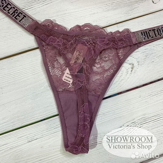 Трусики со стразами Victorias Secret