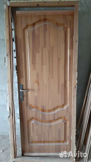 Дверь входная бу деревянная с коробкой