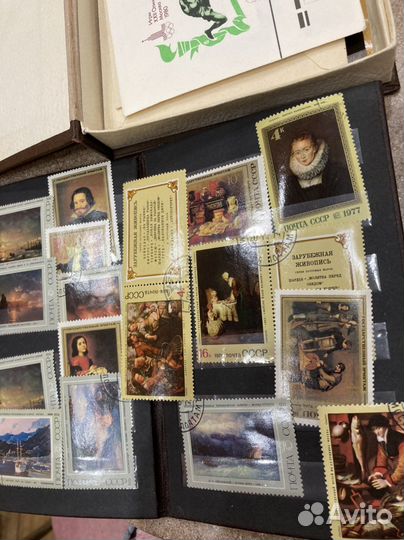 Продаю марки времён СССР. Примерно, 120 шт