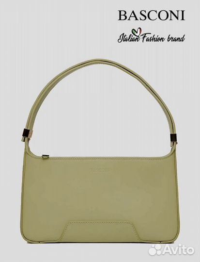 Basconi сумка натуральная кожа
