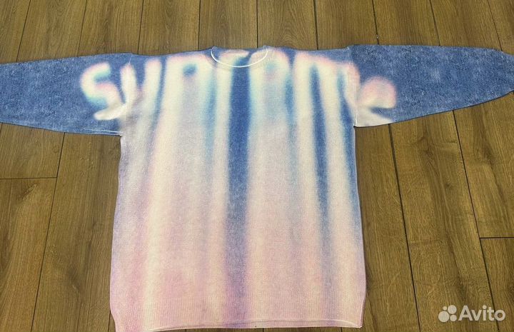 Кофта Supreme blurred logo