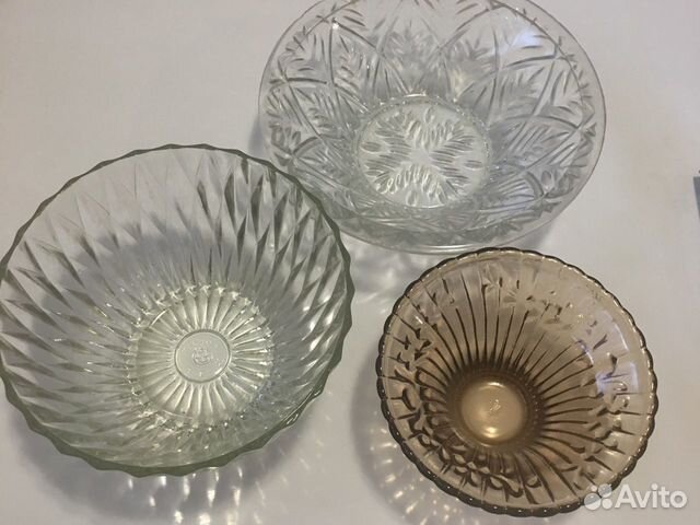 Хрустальный салатник СССР