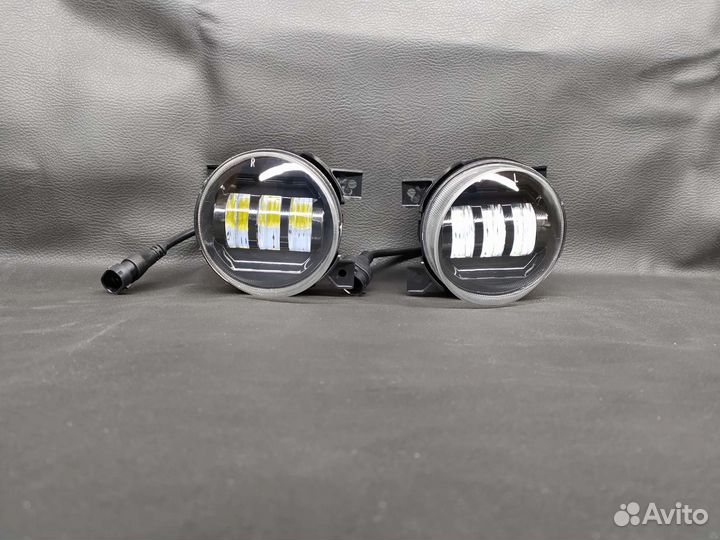 LED туманки Volkswagen polo Белый/Желтый