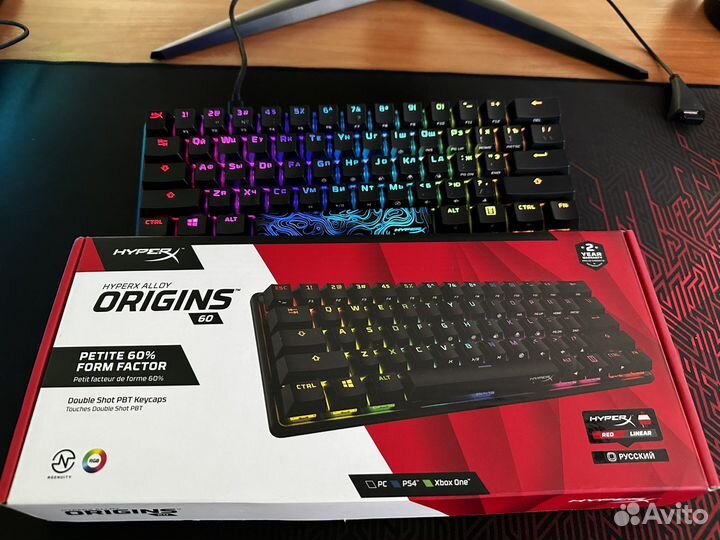 Игровая клавиатура Hyperx alloy Origins 60