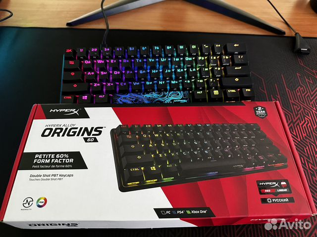 Игровая клавиатура Hyperx alloy Origins 60