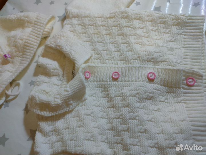 Вязаный костюм детский