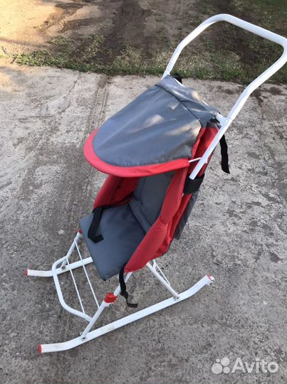 Санки с колесами