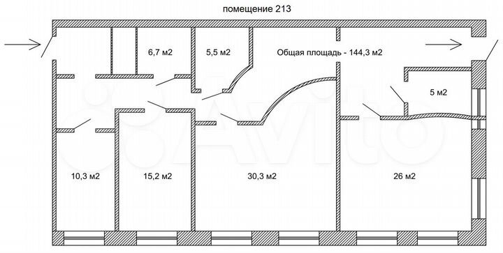 Офис, 144.3 м²