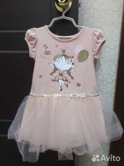 Детское нарядное платье 92