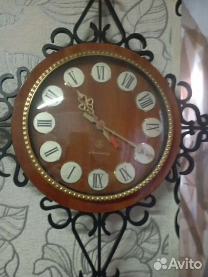 Часы настенны Янтарь е СССР