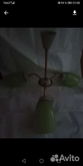 Люстра потолочная бу