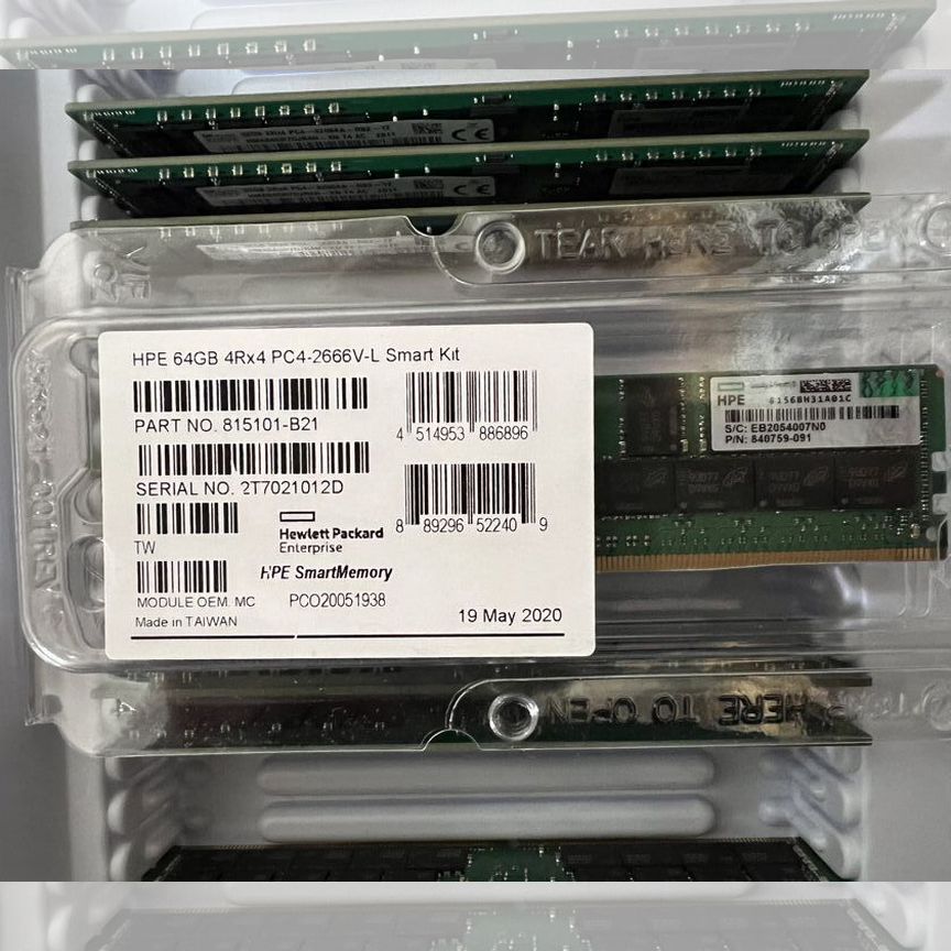 [815101-B21] Оперативная Память Hpe 64gb Ecc Reg 815101-B21